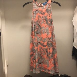 Floral Printed Pink Dress